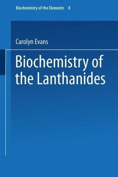 Biochemistry of the Lanthanides (eBook, PDF) - Evans, Christopher H.