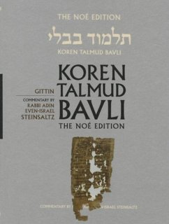 Koren Talmud Bavli No, Vol 21: Gittin: Hebrew/English, Large, Color Edition - Steinsaltz, Adin