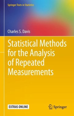 Statistical Methods for the Analysis of Repeated Measurements (eBook, PDF) - Davis, Charles S.