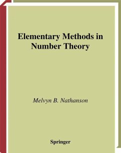Elementary Methods in Number Theory (eBook, PDF) - Nathanson, Melvyn B.