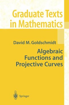Algebraic Functions and Projective Curves (eBook, PDF) - Goldschmidt, David