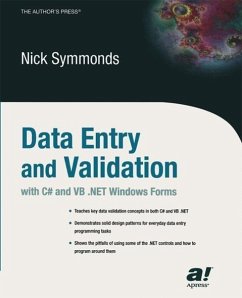 Data Entry and Validation with C# and VB .NET Windows Forms (eBook, PDF) - Symmonds, Nick