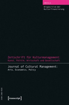 Zeitschrift für Kulturmanagement: Kunst, Politik, Wirtschaft und Gesellschaft (eBook, PDF)