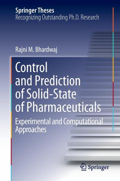 Control and Prediction of Solid-State of Pharmaceuticals - Bhardwaj, Rajni Miglani