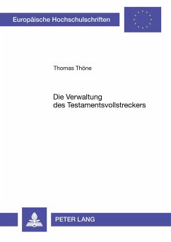 Cover Die Verwaltung des Testamentsvollstreckers