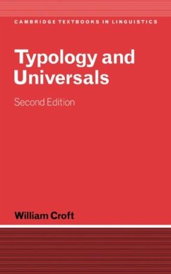 Typology and Universals (eBook, PDF) - Croft, William