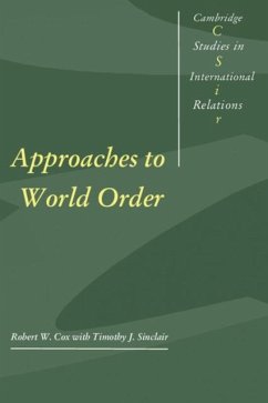 Cover Approaches to World Order (eBook, PDF)
