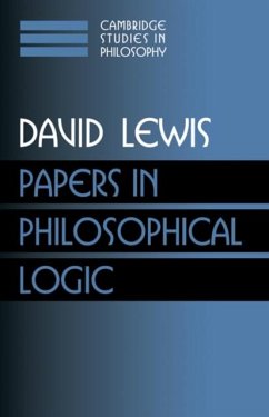 Papers in Philosophical Logic: Volume 1 (eBook, PDF) - Lewis, David