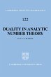Duality in Analytic Number Theory... - Bild 1
