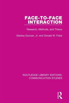 Cover Face-to-Face Interaction (eBook, PDF)