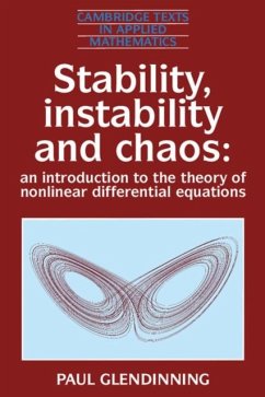 Stability, Instability and Chaos (eBook, PDF) - Glendinning, Paul