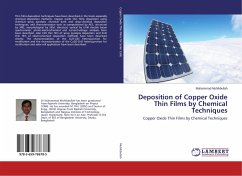 Deposition of Copper Oxide Thin Films by Chemical Techniques