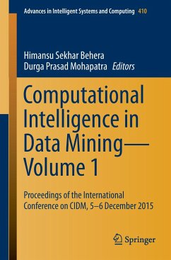 Computational Intelligence in Data Mining¿Volume 1