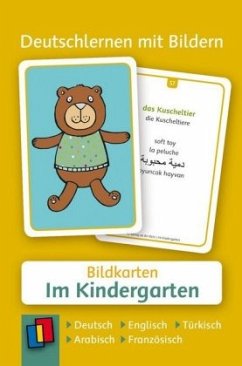 Cover Deutschlernen mit Bildern: Im Kindergarten, Fotokarten