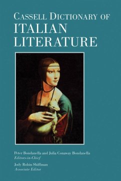 Cassell Dictionary Italian Literature (eBook, PDF) - Bondanella, Peter; Bondanella, Julia Conway