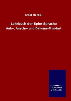 Lehrbuch der Ephe-Sprache - Henrici, Ernst