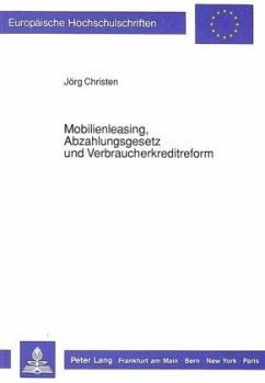 Cover Mobilienleasing, Abzahlungsgesetz und Verbraucherkreditreform