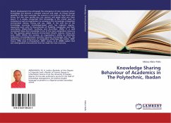 Knowledge Sharing Behaviour of Academics in The Polytechnic, Ibadan - Abdur-Rafiu, Misbau