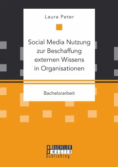 Cover Social Media Nutzung zur Beschaffung externen Wissens in Organisationen (eBook, PDF)