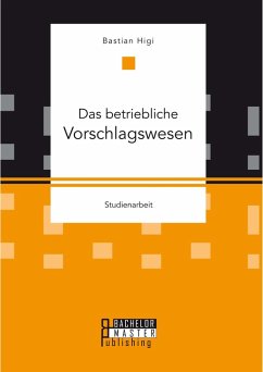 Cover Das betriebliche Vorschlagswesen (eBook, PDF)