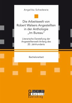 Cover Die Arbeitswelt von Robert Walsers Angestellten in der Anthologie 