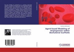 Agent-based Modeling of Angiogenesis within Biomaterial Scaffolds