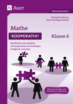 Mathe kooperativ! Klasse 6 - Wiecha, Elisabeth;Hartkopf-Scholz, Silvia