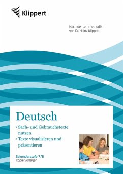 Sach- und Gebrauchstexte - Texte visualisieren - Heindl, Herta; Kuhnigk, Markus; Weiß, Hennes