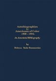 Autobiographies by Americans of Color: 1980-1984 An Annotated Bibliography