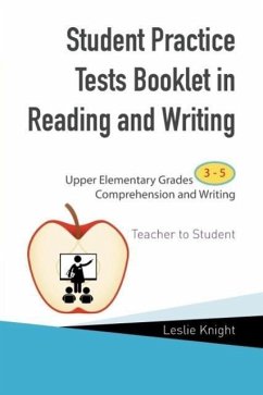 Student Practice Tests Booklet in Reading and Writing