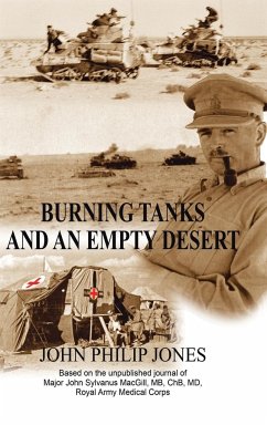 BURNING TANKS AND AN EMPTY DESERT - Jones, John Philip