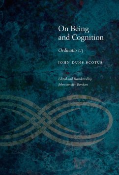 On Being and Cognition - Scotus, John Duns