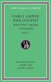 Early Greek Philosophy, Volume IV