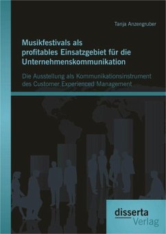 Musikfestivals als profitables Einsatzgebiet für die Unternehmenskommunikation: Die Ausstellung als Kommunikationsinstrument des Customer Experienced Management (eBook, PDF) - Anzengruber, Tanja