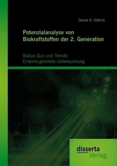 Potenzialanalyse von Biokraftstoffen der 2. Generation: Status Quo und Trends: Empirie geleitete Untersuchung (eBook, PDF) - Dittrich, Daniel R.