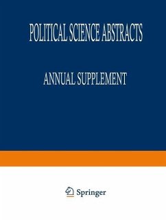 Cover Political Science Abstracts (eBook, PDF)