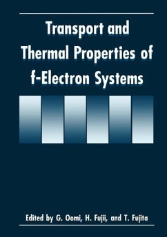 Cover Transport and Thermal Properties of f-Electron Systems (eBook, PDF)