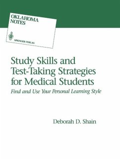 Study Skills and Test-Taking Strategies for Medical Students (eBook, PDF) - Shain, Deborah D.