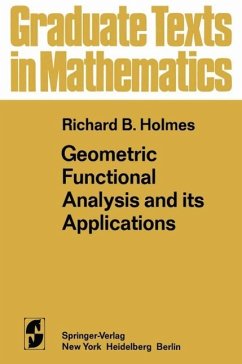 Geometric Functional Analysis and its Applications (eBook, PDF) - Holmes, R. B.