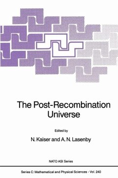 The Post-Recombination Universe (eBook, PDF)