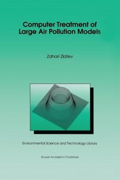 Computer Treatment of Large Air Pollution Models (eBook, PDF) - Zlatev, Zahari