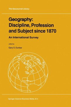 Cover Geography: Discipline, Profession and Subject since 1870 (eBook, PDF)