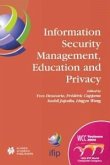 Information Security Management, Education and Privacy (eBook, PDF)