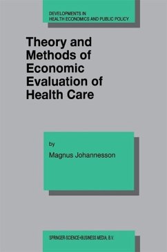 Cover Theory and Methods of Economic Evaluation of Health Care (eBook, PDF)