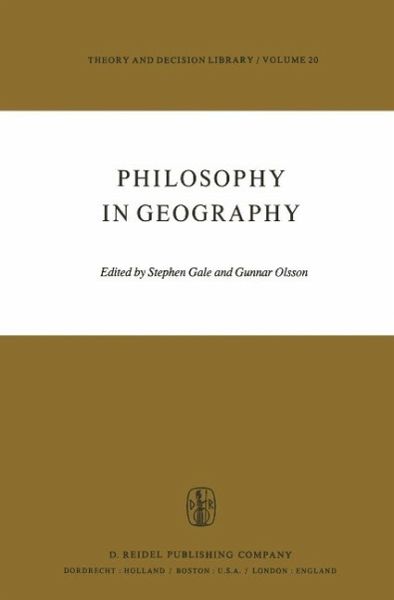 Philosophy in Geography (eBook, PDF)