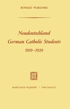 Cover Neudeutschland, German Catholic Students 1919-1939 (eBook, PDF)