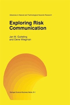 Exploring Risk Communication (eBook, PDF) - Gutteling, J. M.; Wiegman, O.