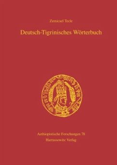 Deutsch-Tigrinisches Wörterbuch - Tecle, Zemicael