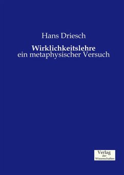 Cover Wirklichkeitslehre