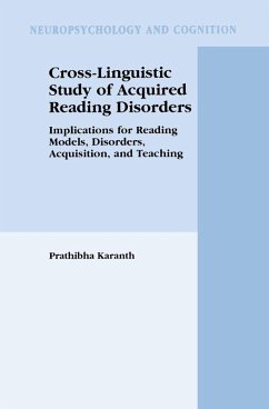 Cross-Linguistic Study of Acquired Reading Disorders (eBook, PDF) - Karanth, Prathibha